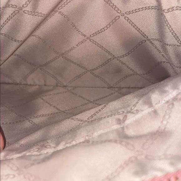 Michael Kors Coral Pink Tote Bag - Picture 7 of 15